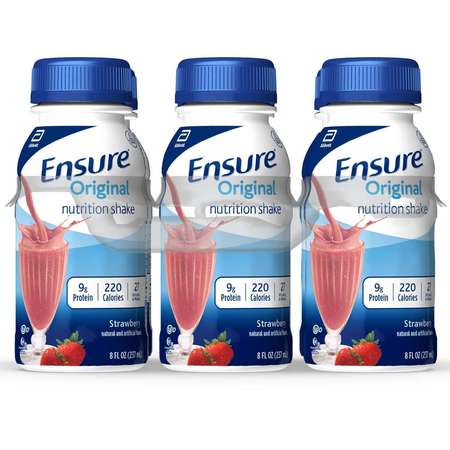 ENSURE Ensure Shake Strawberry 8 fl. oz. Bottles, PK24 57234